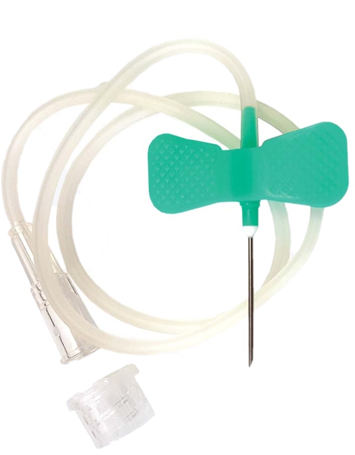 Infusion Set Butterfly Scalp Vein Winged 21 Gaug .. .  .  